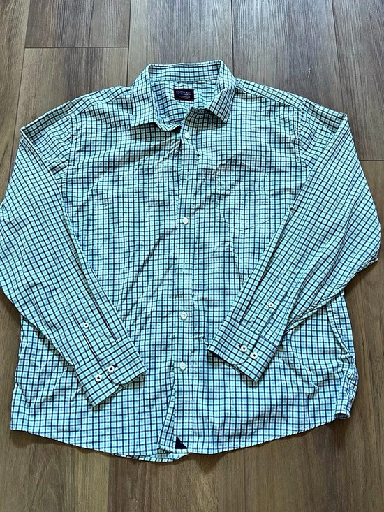 UNTUCKit Other - UNTUCKit Checkered Button Down Shirt Blue & Green XXL